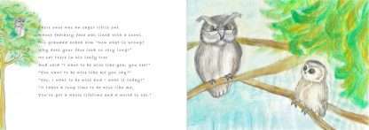 The Eager Little Owl with his Grandad