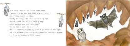 The little owl says I want to be wise